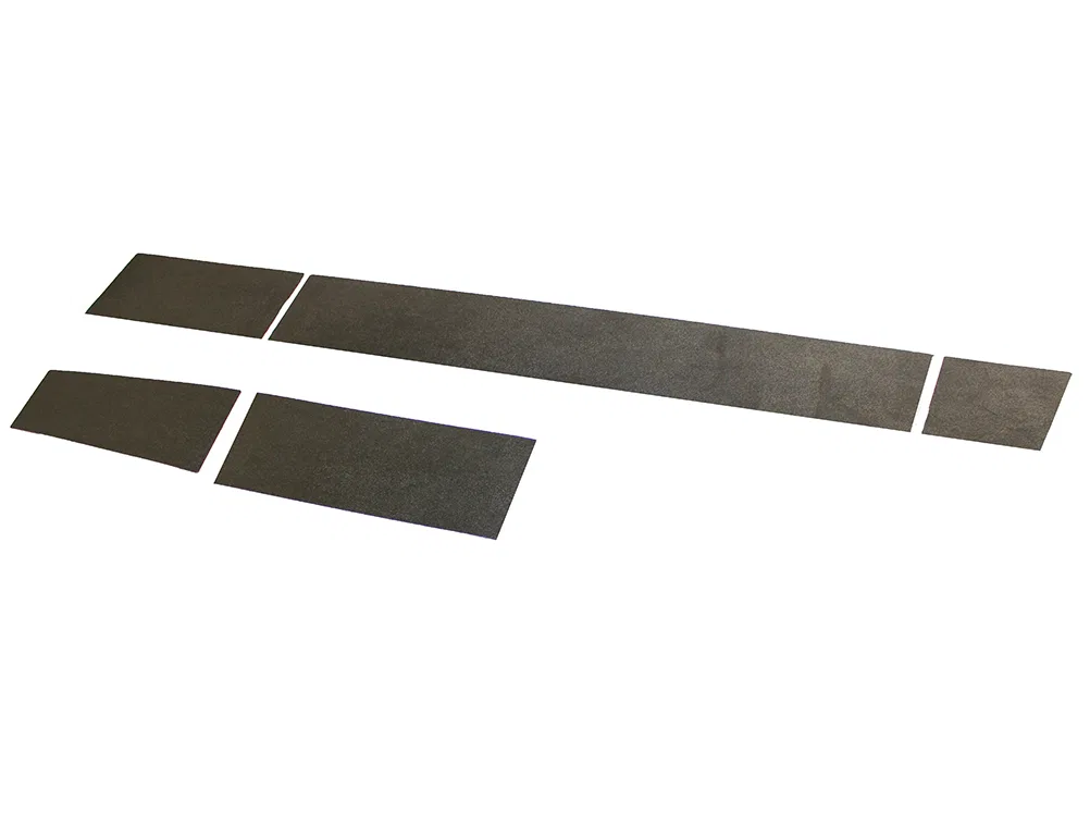RA-T4100M – ICI STAINLES Rocker Panel Molding, 12 Pieces Textured Black Plastic 5-5/8 Inch Width